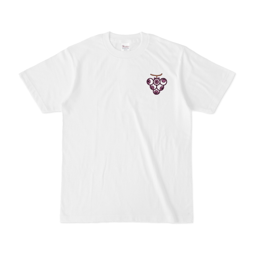 グレープ風猫耳目玉Tシャツ