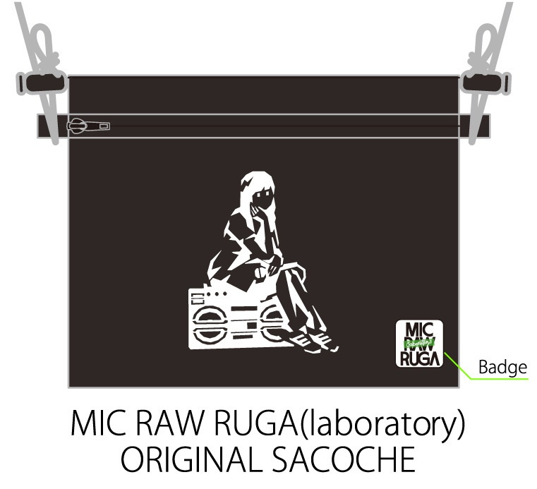 MIC RAW RUGA サコッシュ