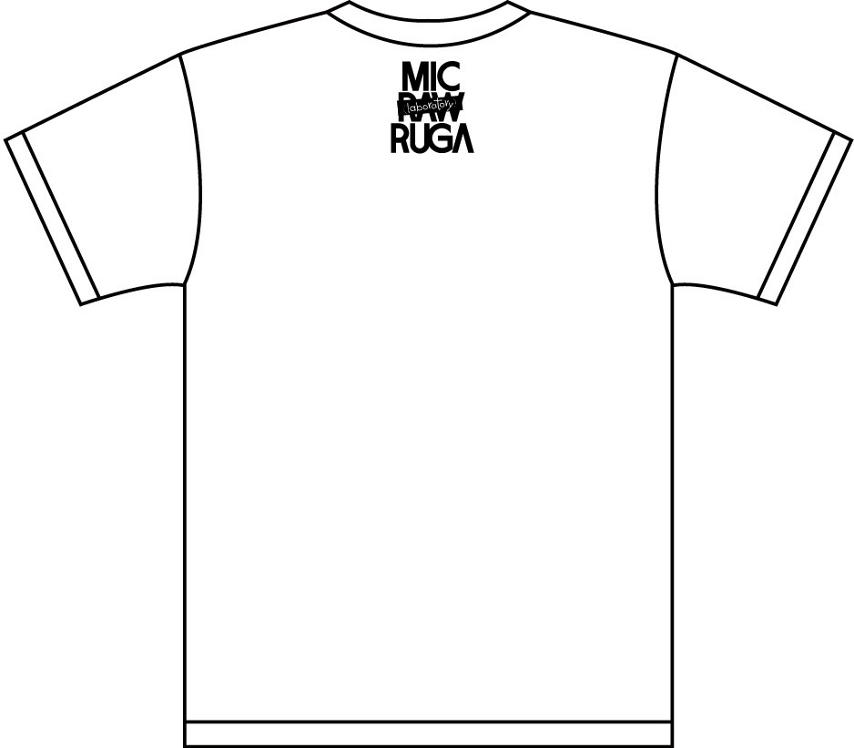 MIC RAW RUGA(laboratory)「dog kawaii」Tシャツ