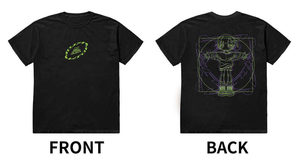 MIC RAW RUGA Graphersrockデザイン Tシャツ