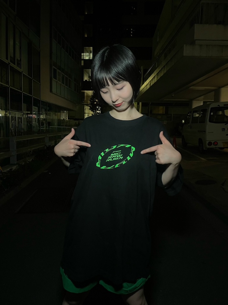 MIC RAW RUGA Graphersrockデザイン Tシャツ