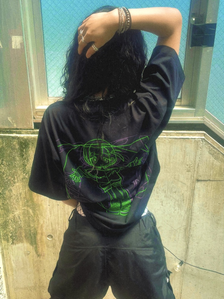 MIC RAW RUGA Graphersrockデザイン Tシャツ