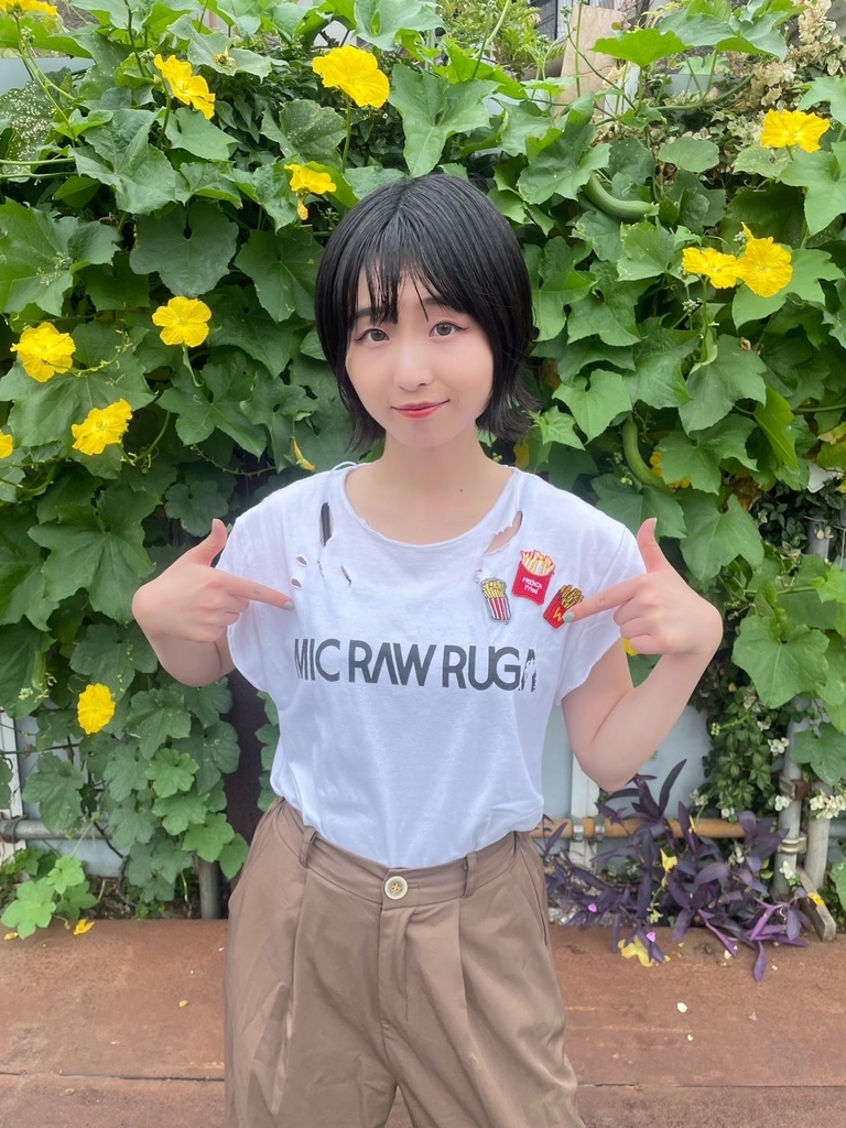 MIC RAW RUGA ロゴTシャツ