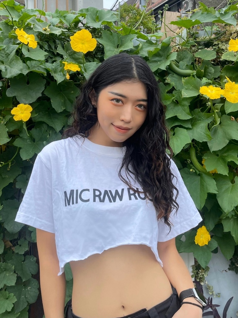 MIC RAW RUGA ロゴTシャツ