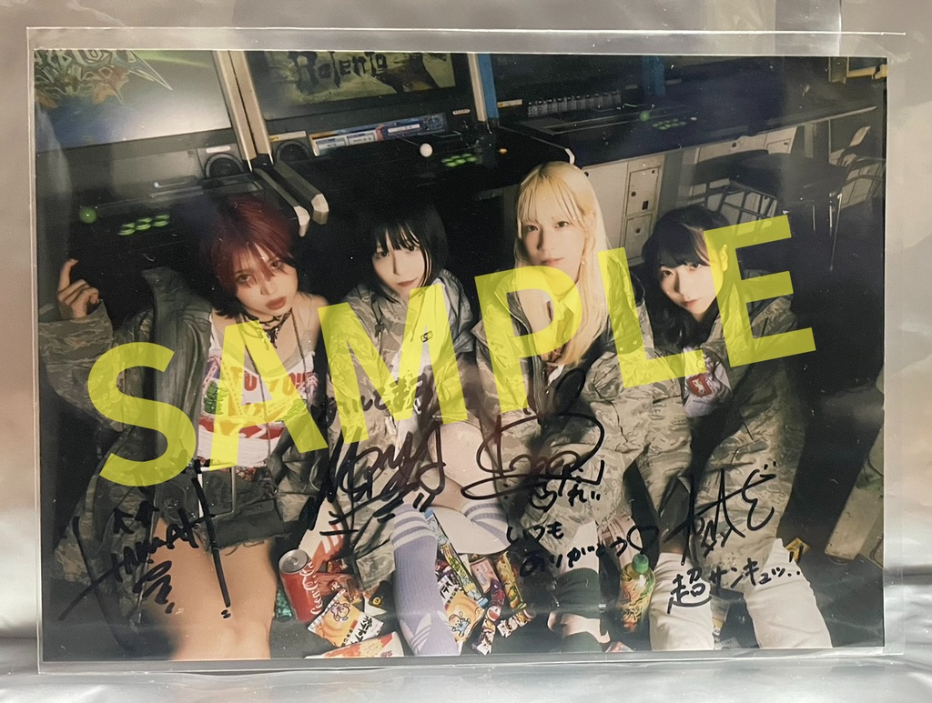 MIC RAW RUGA 直筆サイン入り 2L版生写真