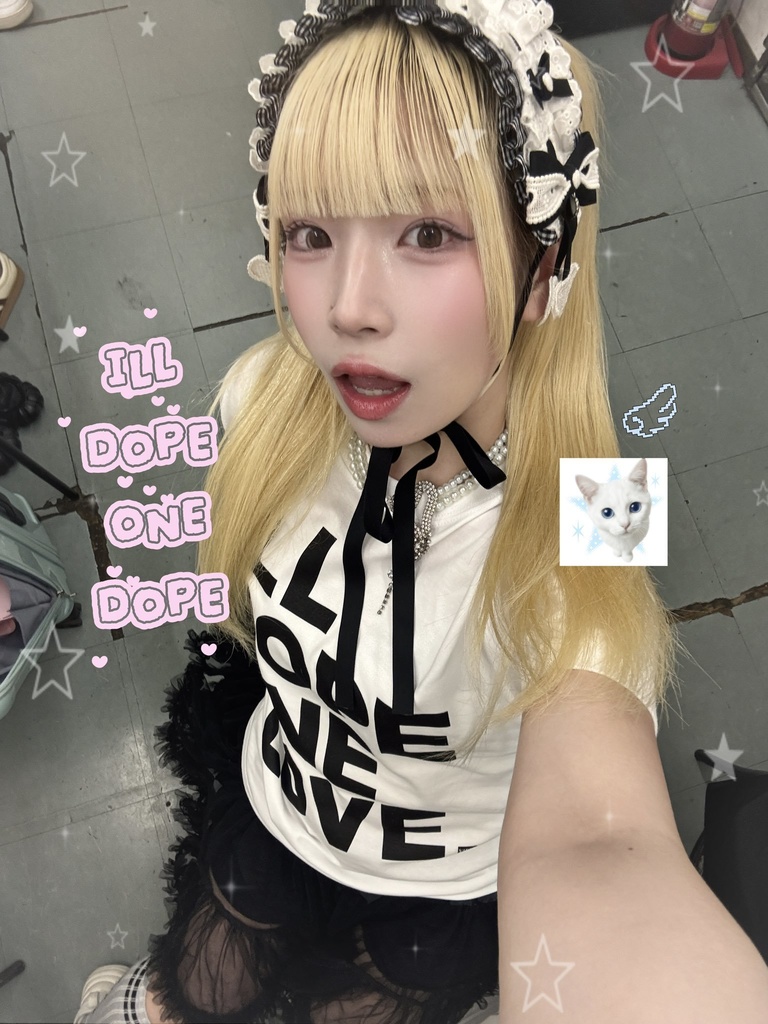 MIC RAW RUGA「ILL DOPE ONE LOVE」Tシャツ(WHITE)