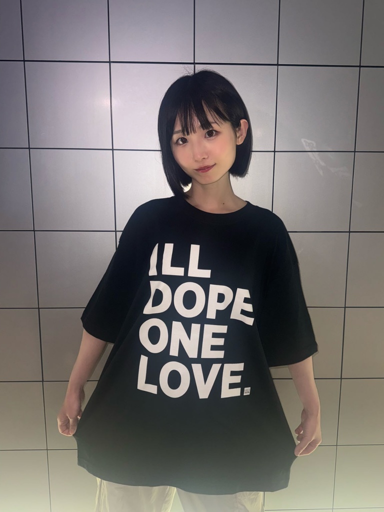 MIC RAW RUGA「ILL DOPE ONE LOVE」Tシャツ(WHITE)