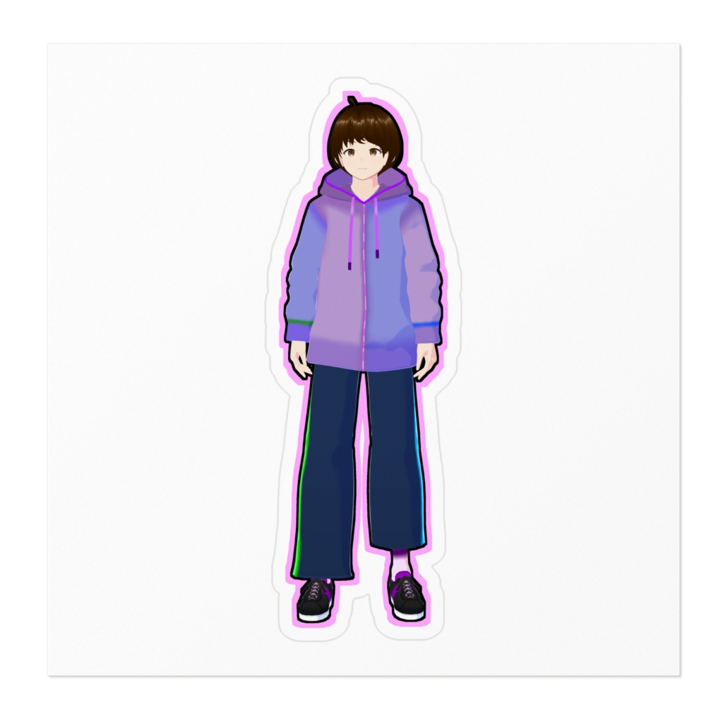 【春菊と野菜な仲間たち】高菜(たかな)ステッカー