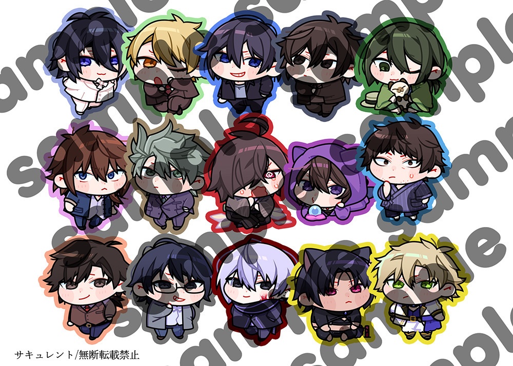 【サキュレント】ステッカー各種