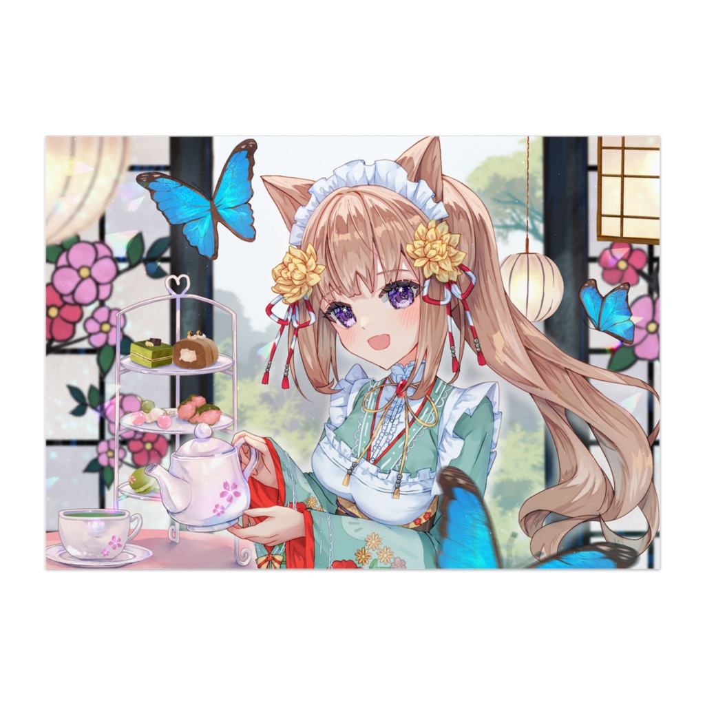 にあにゃんとアフタヌーンティーポスター / Nianyan Afternoon Tea Poster