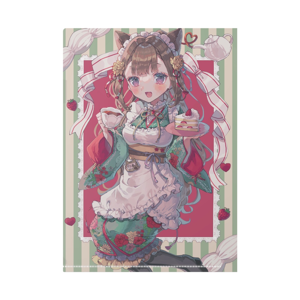 2024お誕生日:にあにゃんクリアファイル / 2024 Nianyan Birthday Clear Folder