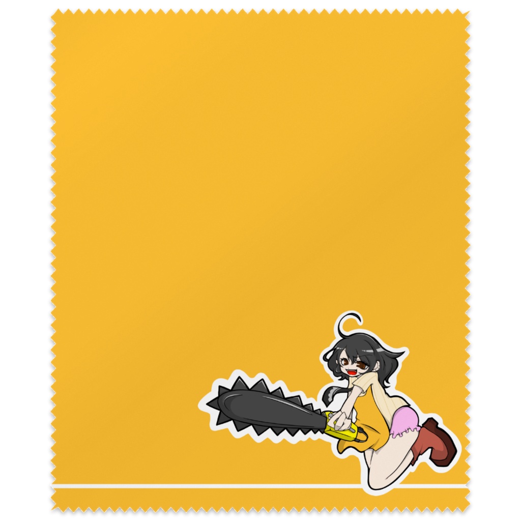 【じじこ】黄色いメガネ拭き