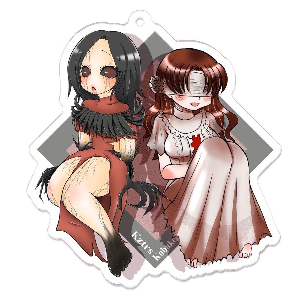 【カルミナ&ナース】アクリルキーホルダー