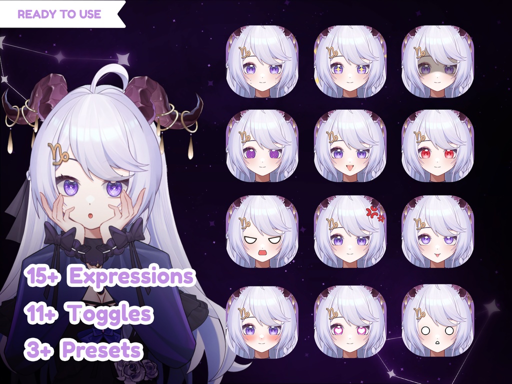 【live2d model】- Vtube Studio, Commercial use! (Ready to Use) - Full Body Vtuber Model【live2dモデル】