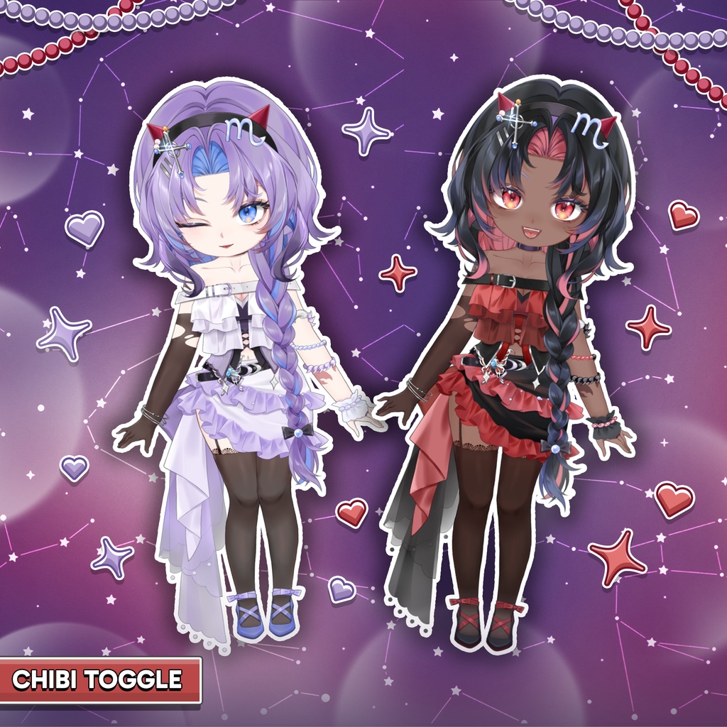 【live2d model】- Vtube Studio, Commercial use! (Ready to Use) - Full Body Vtuber Model【live2dモデル】