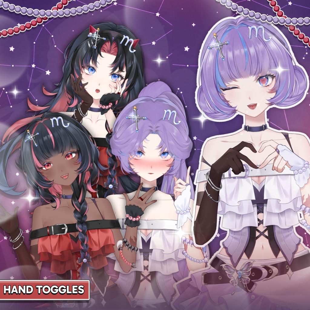 【live2d model】- Vtube Studio, Commercial use! (Ready to Use) - Full Body Vtuber Model【live2dモデル】