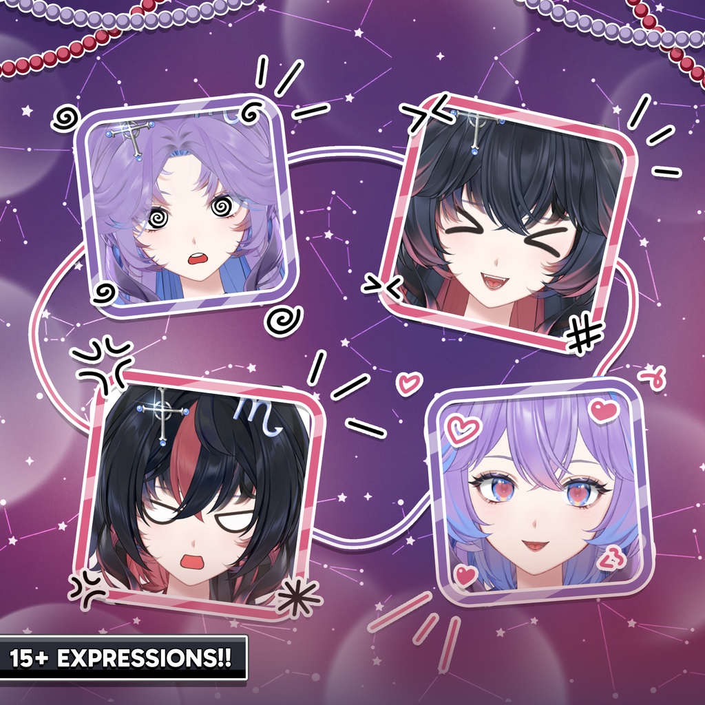 【live2d model】- Vtube Studio, Commercial use! (Ready to Use) - Full Body Vtuber Model【live2dモデル】