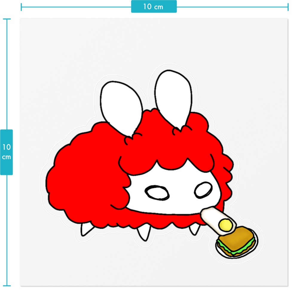めるすちゃんinステッカー