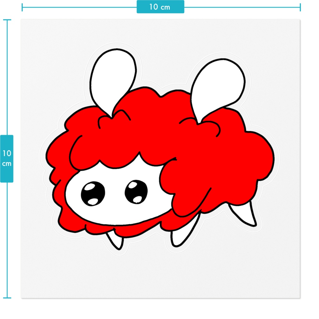めるすちゃんinステッカー