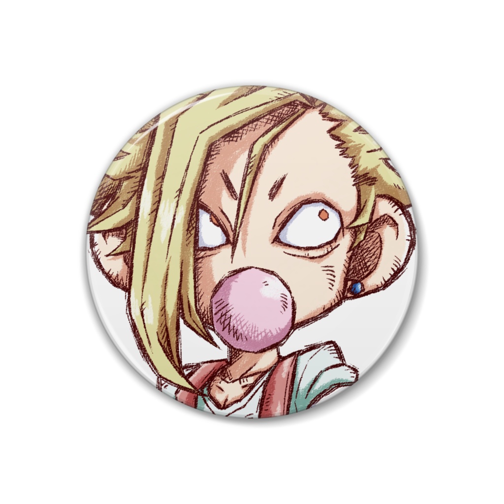 缶バッジ やんちゃな男の子 機械の翼 Mechanical Wings Booth