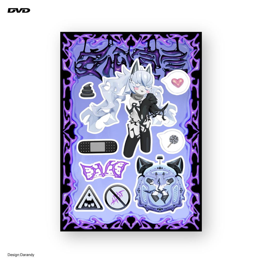 3Dヴィルムちゃんマルチシール