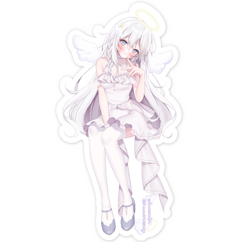 1周年記念 ステッカー(照れ顔ver.)