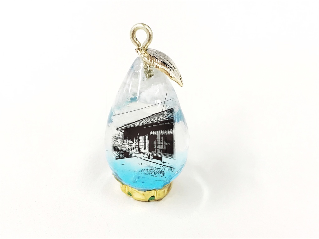 情景レジン　尾道の民家