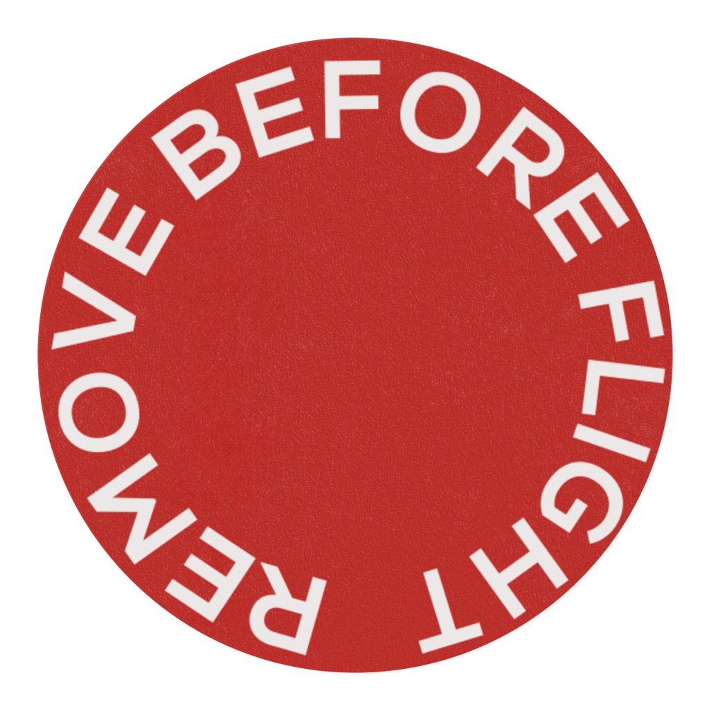 REMOVE BEFORE FLIGHT マスキングテープ