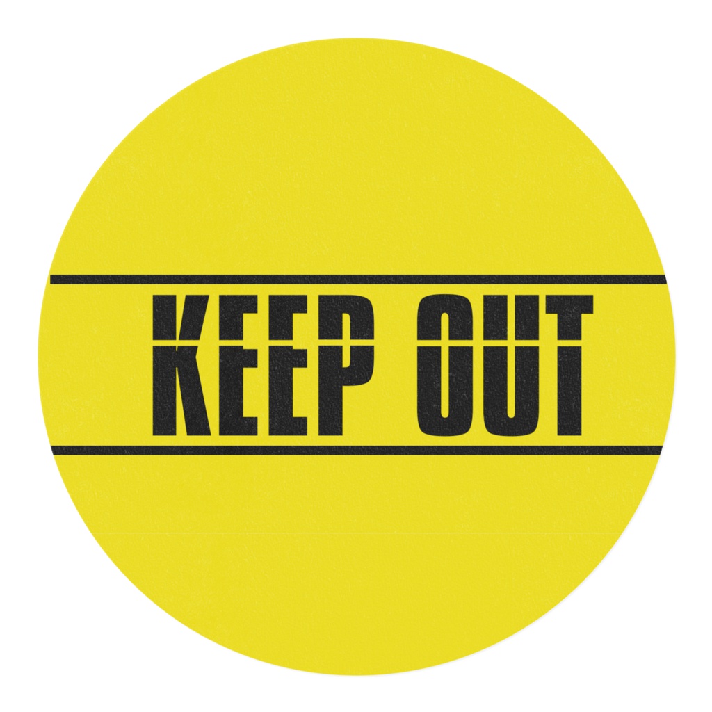 KEEP OUT (立入禁止)マスキングテープ