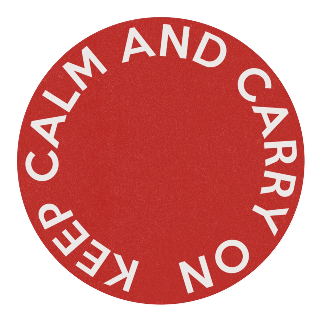 KEEP CALM AND CARRY ON マスキングテープ