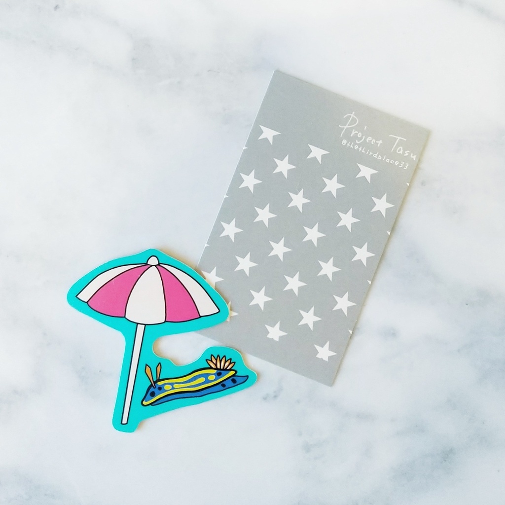 ウミウシ×パラソル シール
