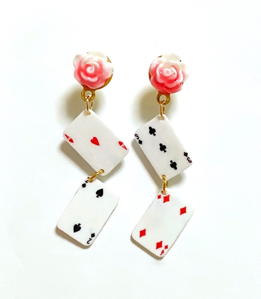 ツイステ ハーツラビュル寮イメージ ピアス・ノンホールピアス