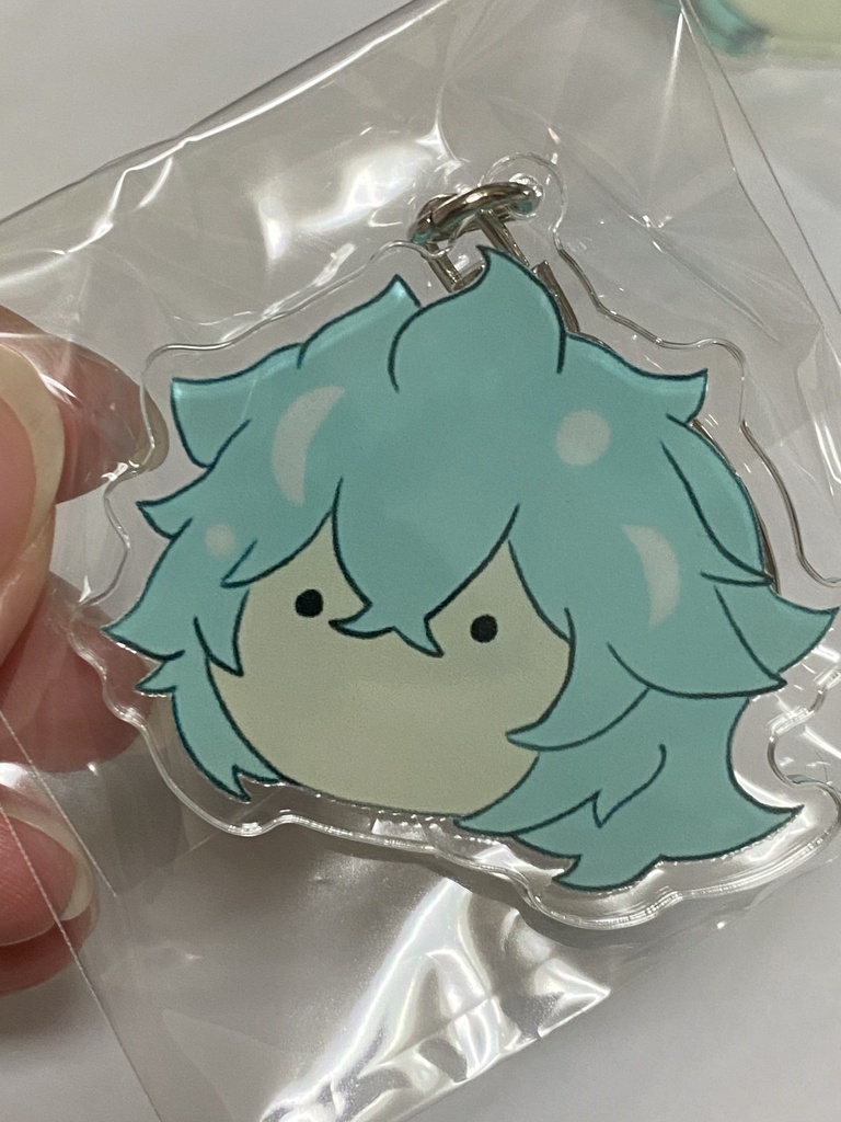 ツイステ まんまるイデア アクリルキーホルダー 50×50mm