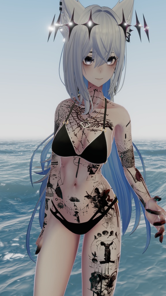 🏵️Solaris Ink Tatto🏵️/入れ墨 *テクスチャ* モデル/HD