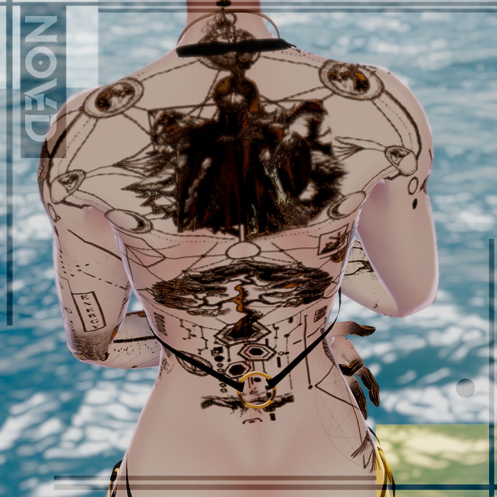 🏵️Solaris Ink Tatto🏵️/入れ墨 *テクスチャ* モデル/HD
