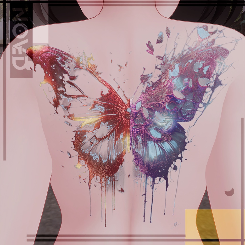 🦋🌟FreeButterflyAiri🦋🌟蝶のテクスチャHD