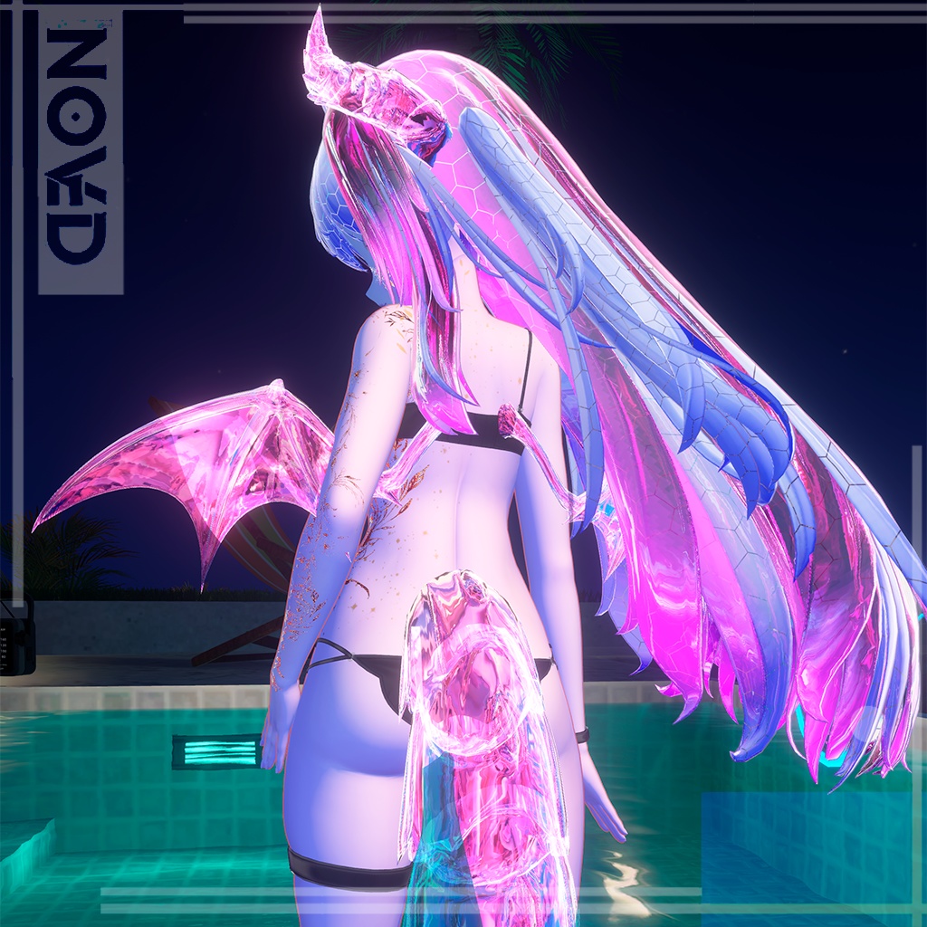 【Airi】👾🌟LunarShade Skin🌟👾+Allmaterial custom/アイリ・ルナーシェイドスキン