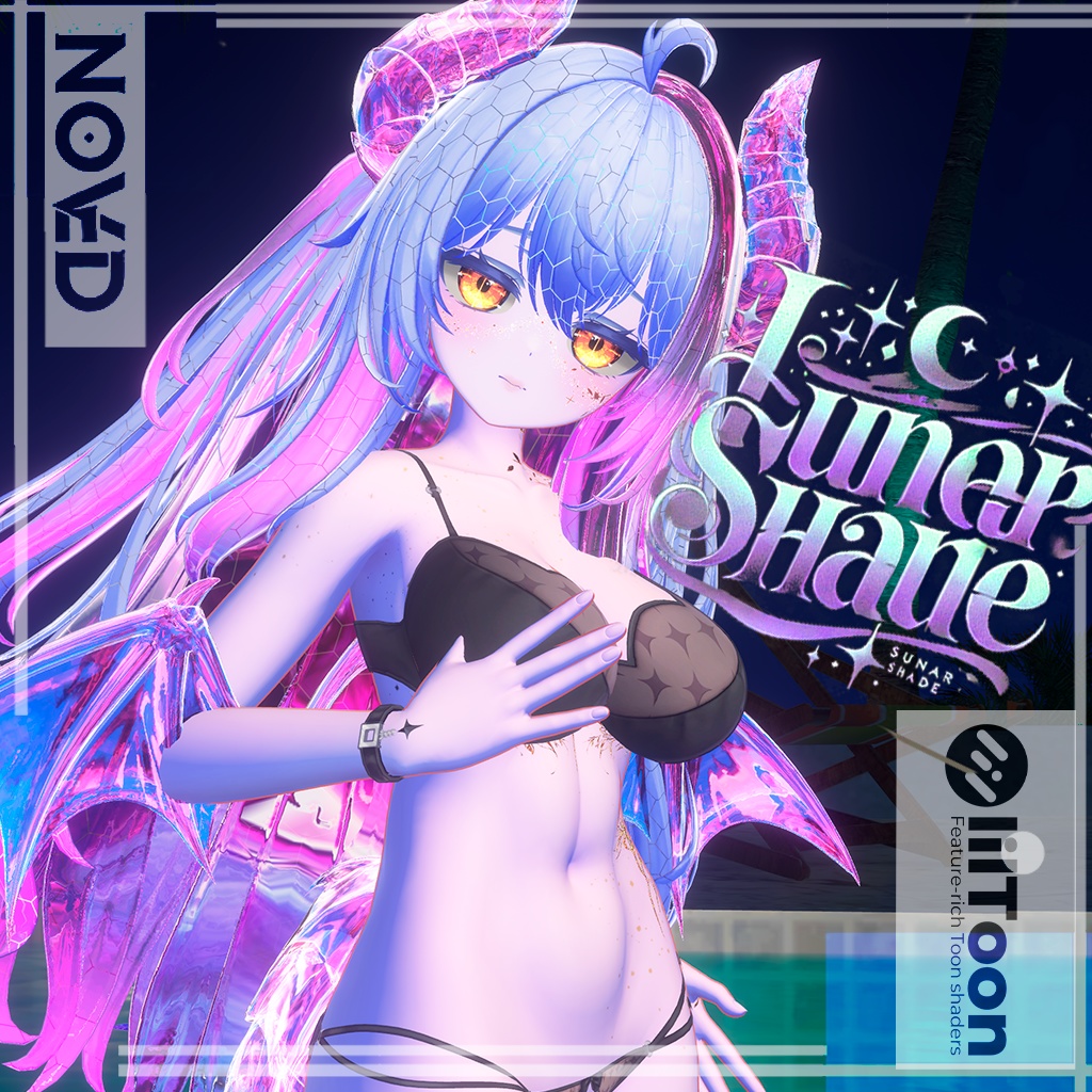 【Airi】👾🌟LunarShade Skin🌟👾+Allmaterial custom/アイリ・ルナーシェイドスキン