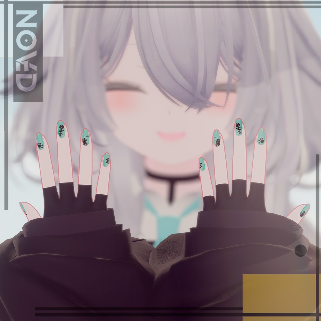 【Meow Nail Texture/ニャーネイルテクスチャ】5 colors base+2 especial/5色ベース+2色スペシャルHD