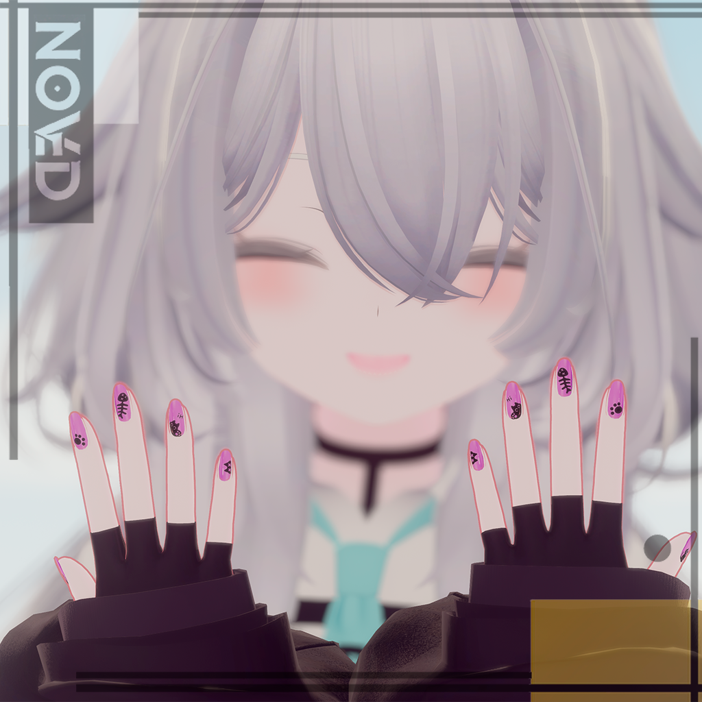 【Meow Nail Texture/ニャーネイルテクスチャ】5 colors base+2 especial/5色ベース+2色スペシャルHD ...