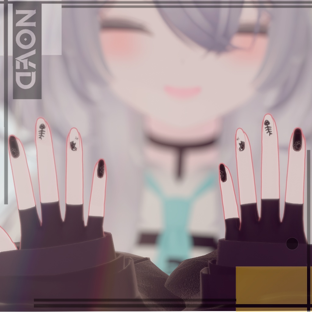 【Meow Nail Texture/ニャーネイルテクスチャ】5 colors base+2 especial/5色ベース+2色スペシャルHD