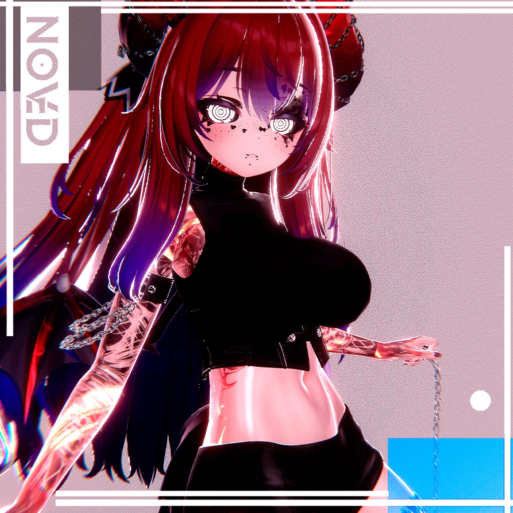 【Spiral Eye TextureAnimationHD/催眠の目HD】+3 types of eyes/3種類の目