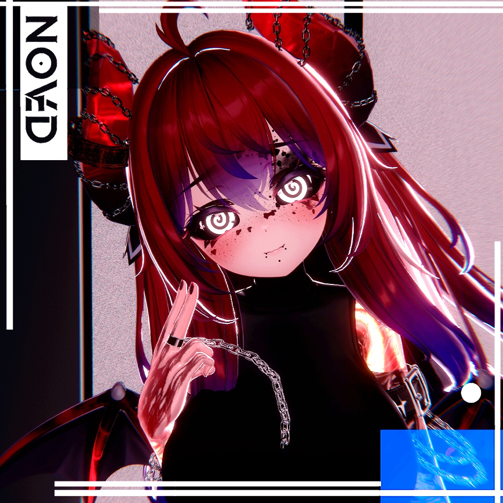 【Spiral Eye TextureAnimationHD/催眠の目HD】+3 types of eyes/3種類の目