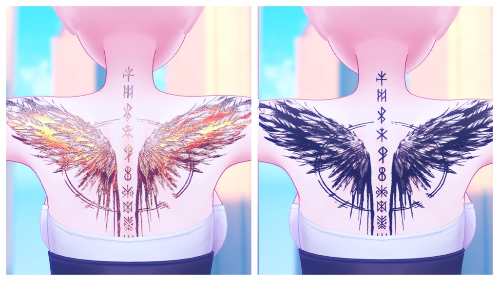 【Celestial Arcane Wing's/天のルーンの翼🪽】+4 types of style/4種類のスタイル