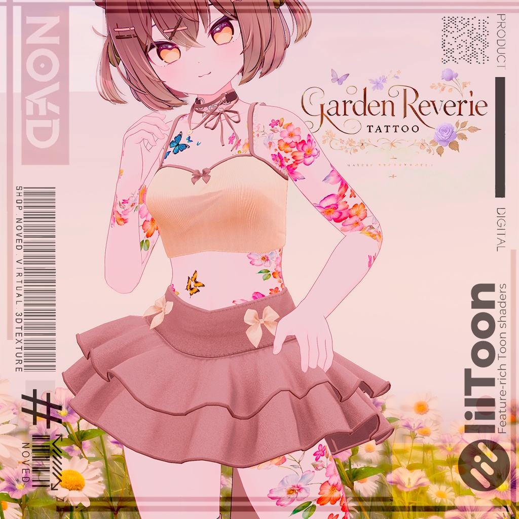 【Garden Reverie Tattoo/ガーデンレヴェリータトゥー】