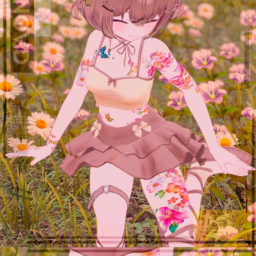 【Garden Reverie Tattoo/ガーデンレヴェリータトゥー】