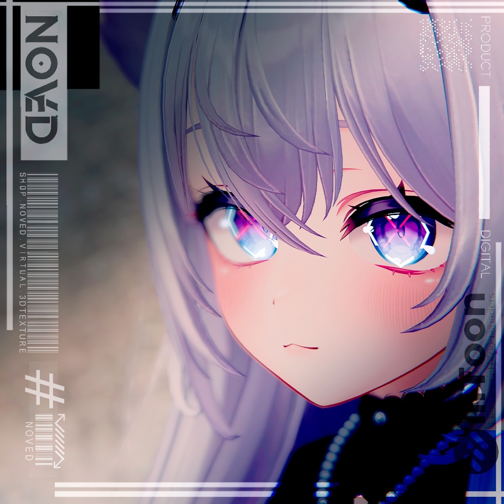 【Neon Sniper/ネオンスナイパー】Eyes Animation+ 4 types of shape 4K/目のアニメーション+4種類の形状4K