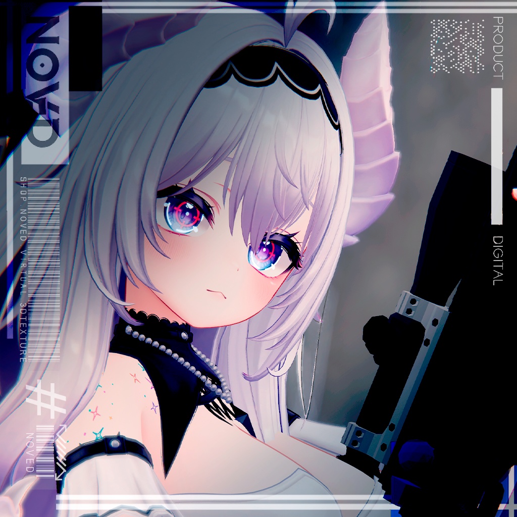 【Neon Sniper/ネオンスナイパー】Eyes Animation+ 4 types of shape 4K/目のアニメーション+4種類の形状4K