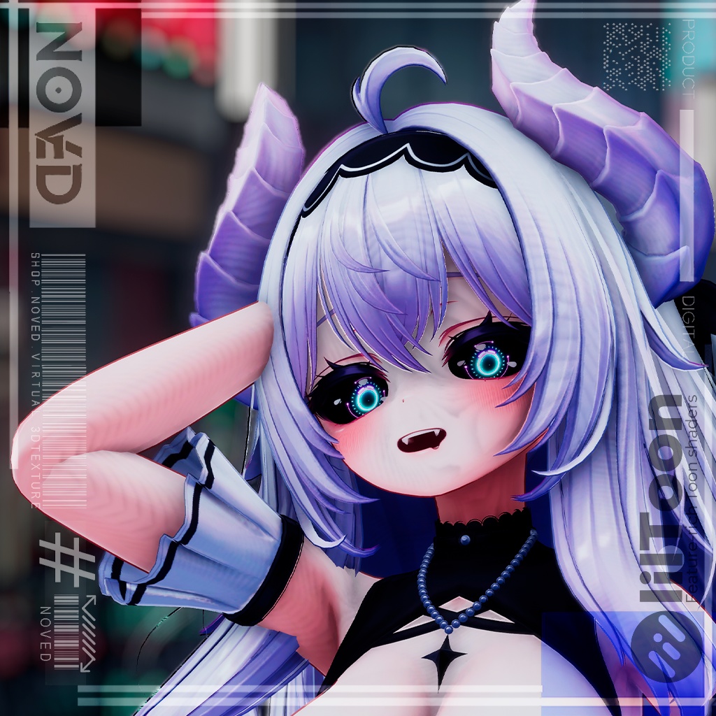 【Cyber HoloPulse/サイバーホロパルス】Eye animation HD texture+5Types BaseColor's