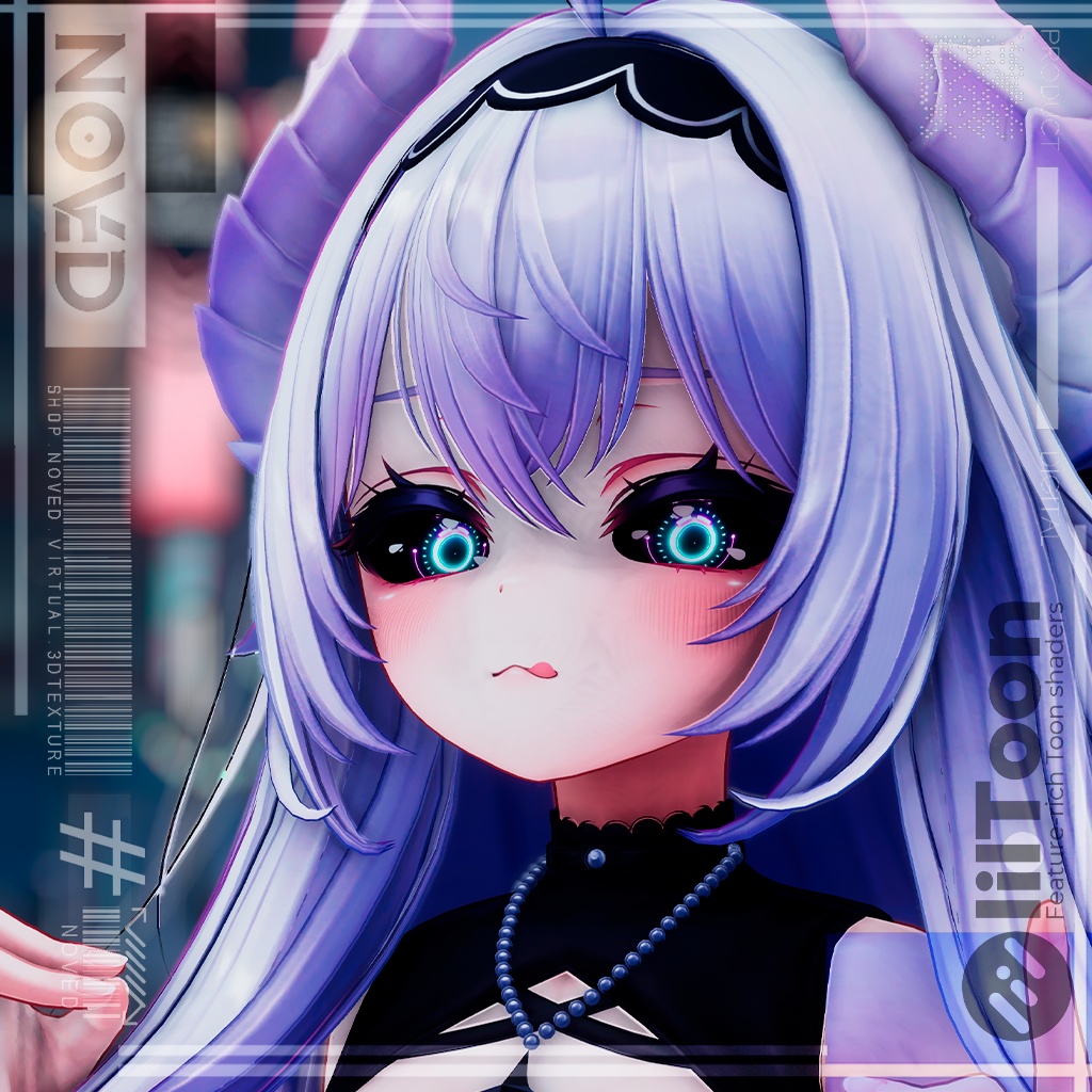 【Cyber HoloPulse/サイバーホロパルス】Eye animation HD texture+5Types BaseColor's